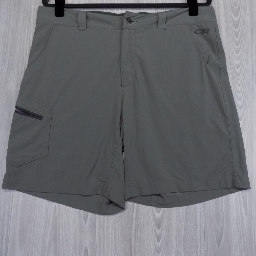 Outdoor Research Ferrosi Shorts Mens 35 Gray 8" Inseam Technical Stretch